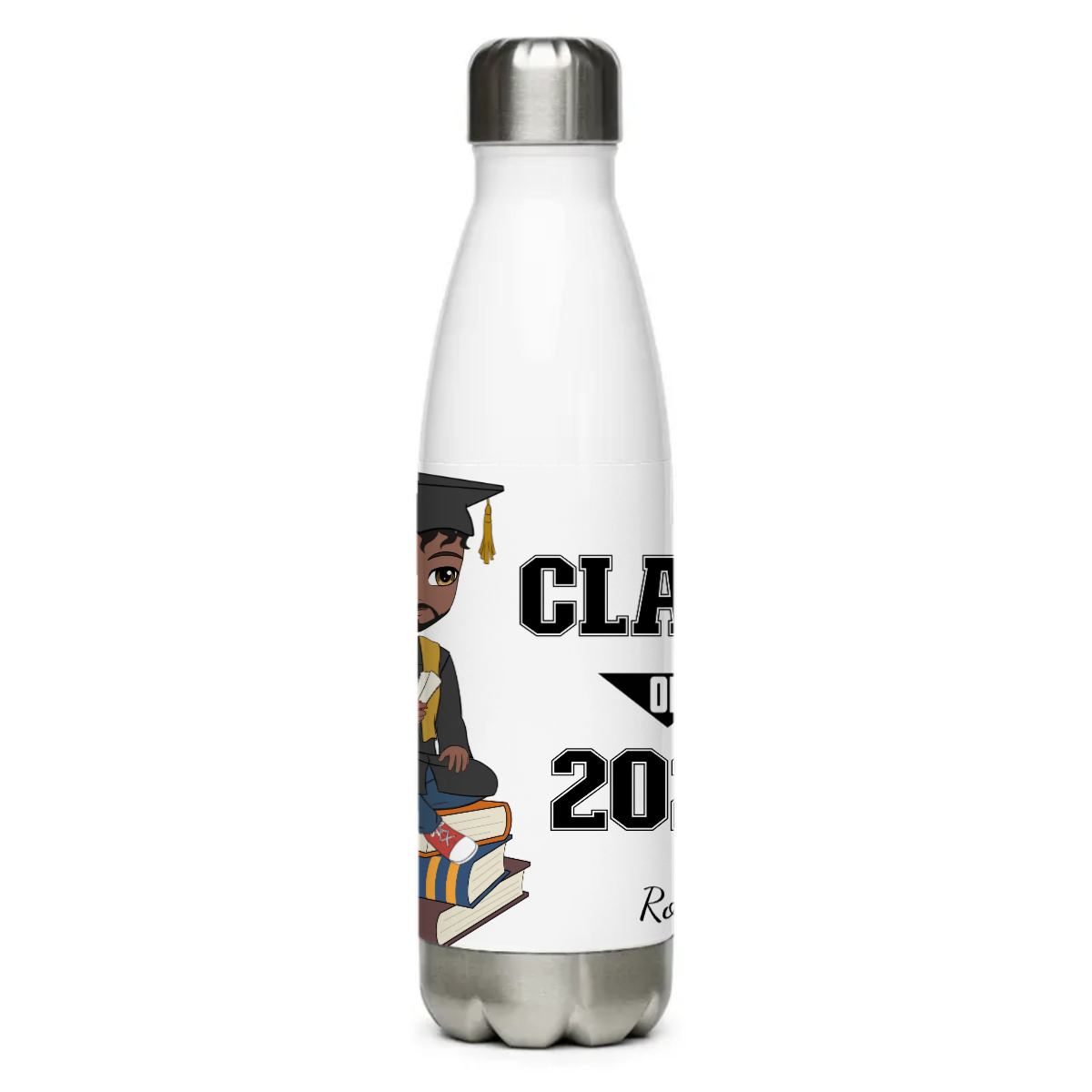 Buy the best Graduation Stainless Steel Water Bottle from Mighty Expressions