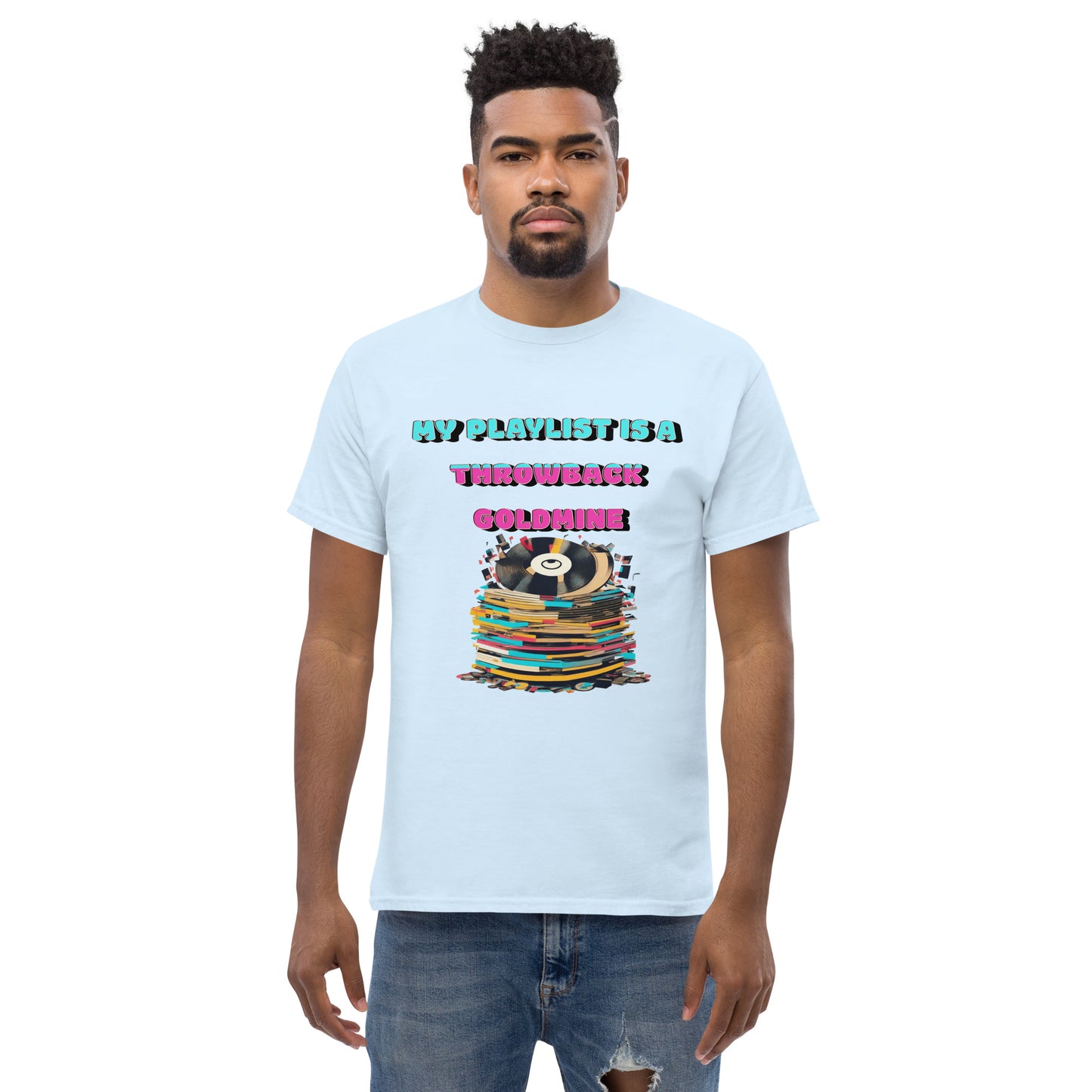 Vintage Tunes-Themed Clothing