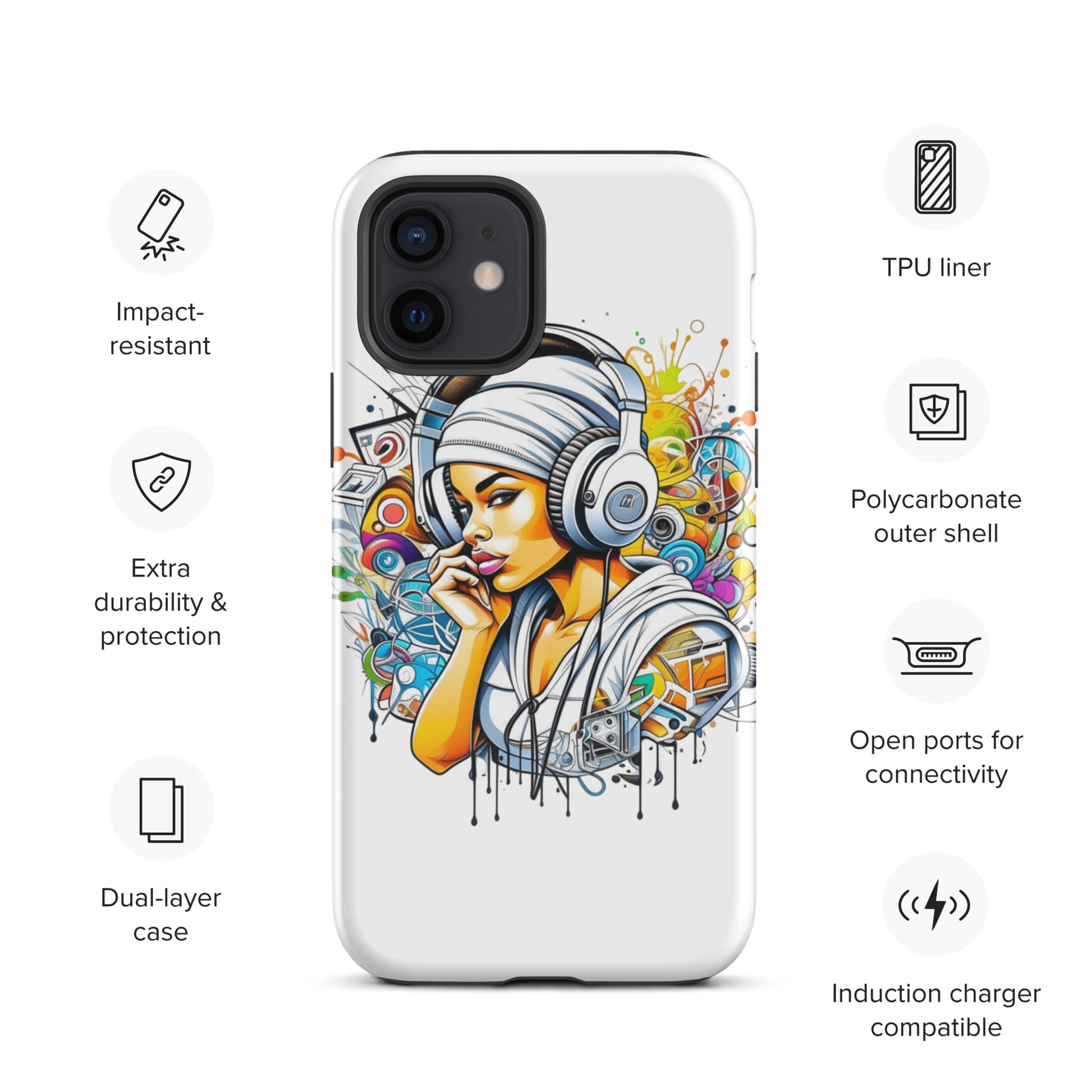 Street Art and Music iPhone Case