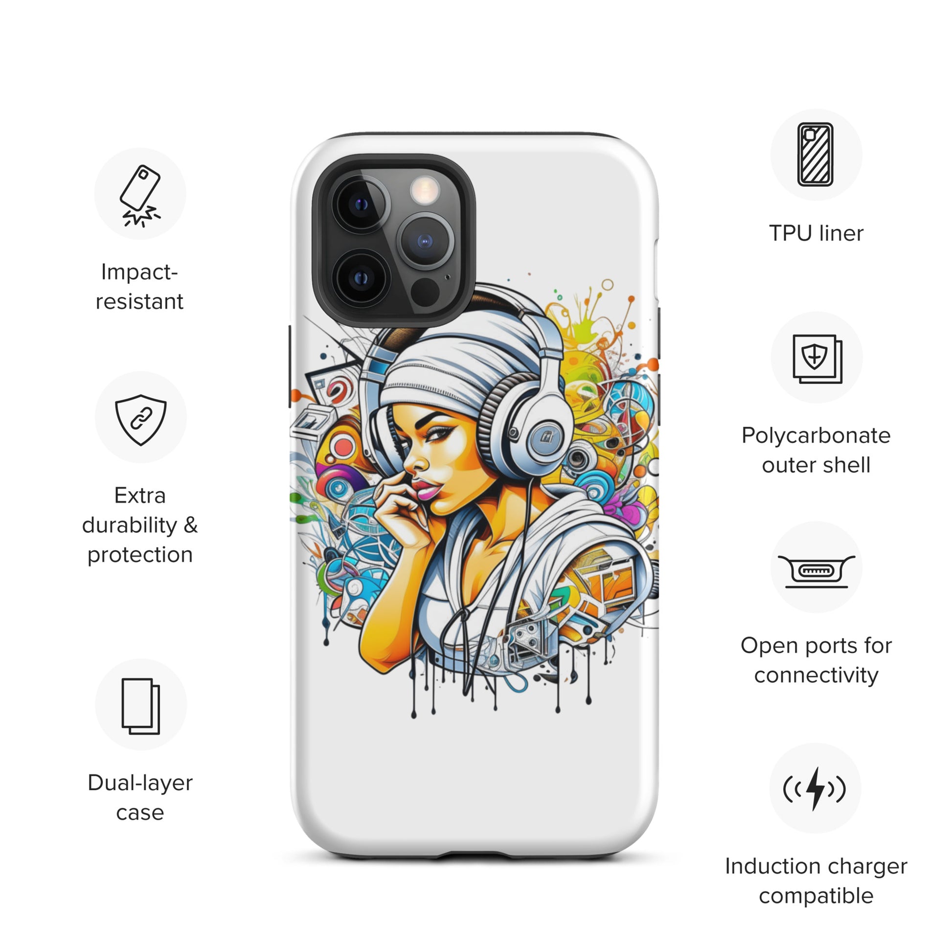 Empowerment Through Style iPhone Case