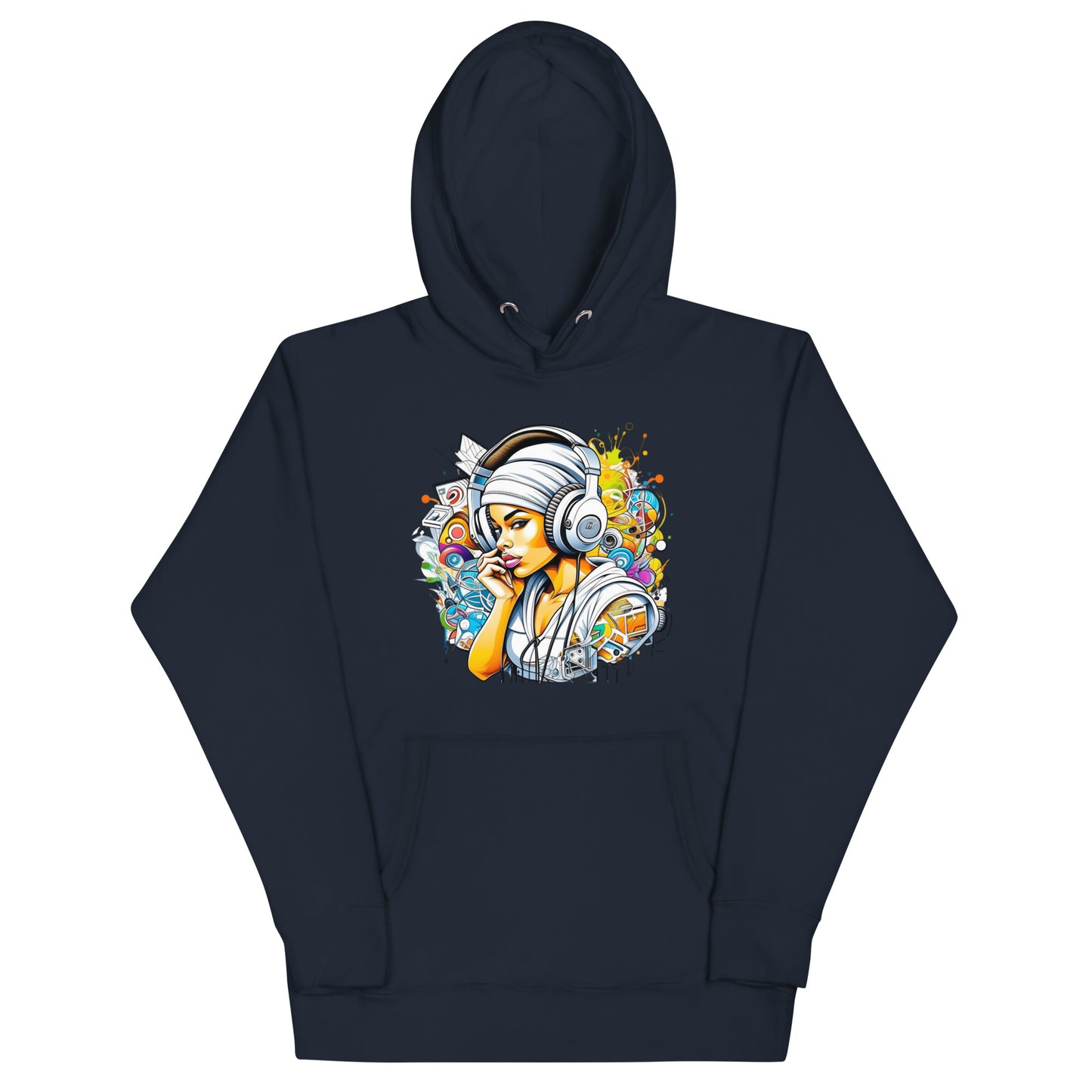 Soulful Soundscapes Hoodie | Groovy Unisex Hoodie | Mighty Self-Expressions