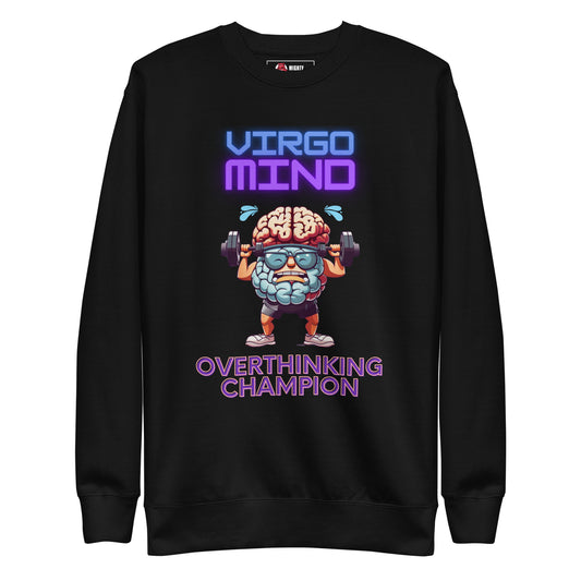 "Virgo Mind, Overthinking Champion" Sweatshirt
