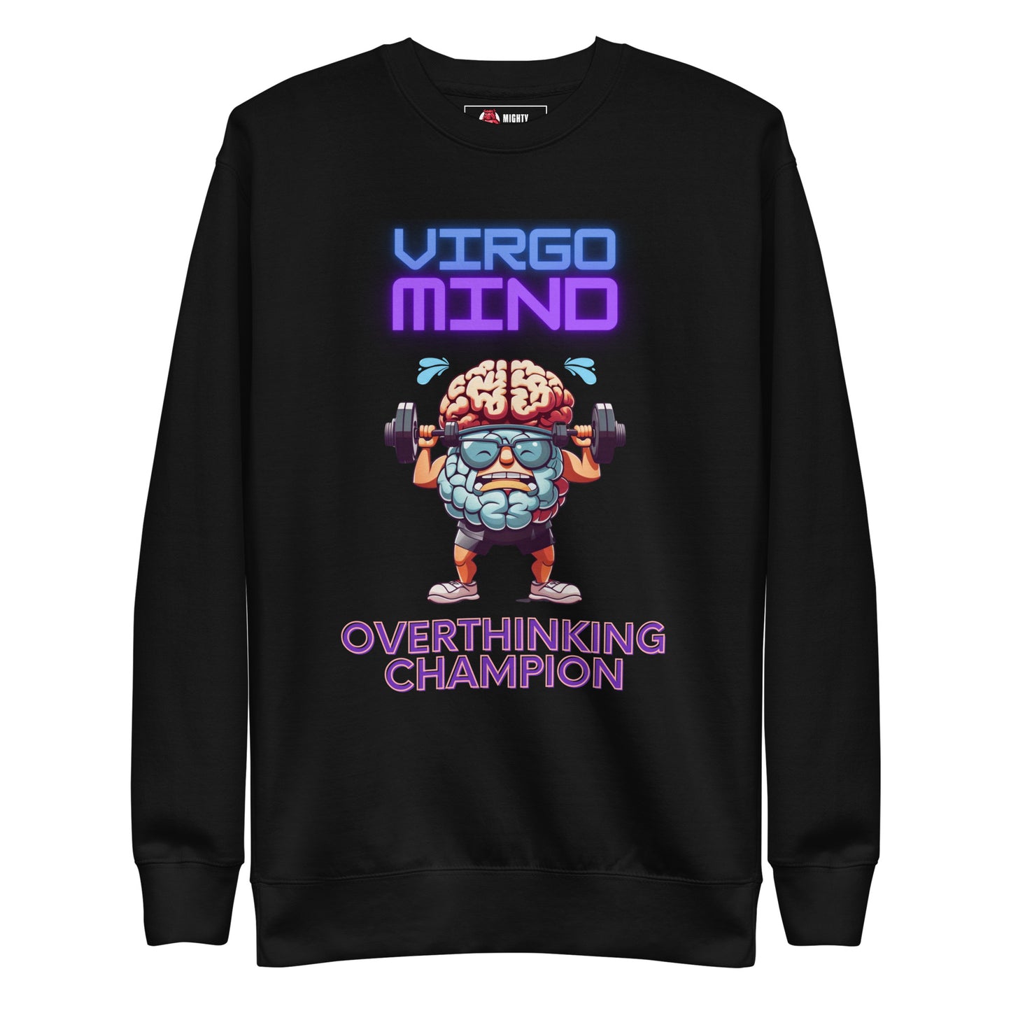 "Virgo Mind, Overthinking Champion" Sweatshirt