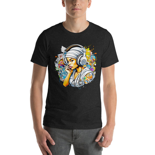 "Soulful Soundscapes: Graffiti Groove" T-Shirt