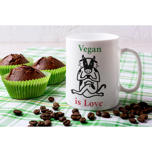 Vegan Is Love Mug 