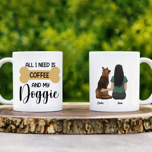 Custom Coffee Mug with Pet Name