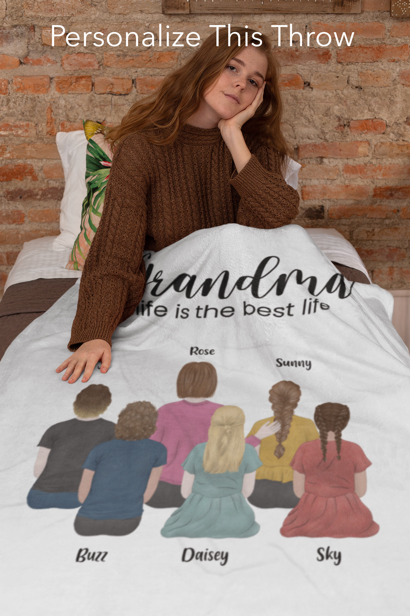 Customizable Family Blanket