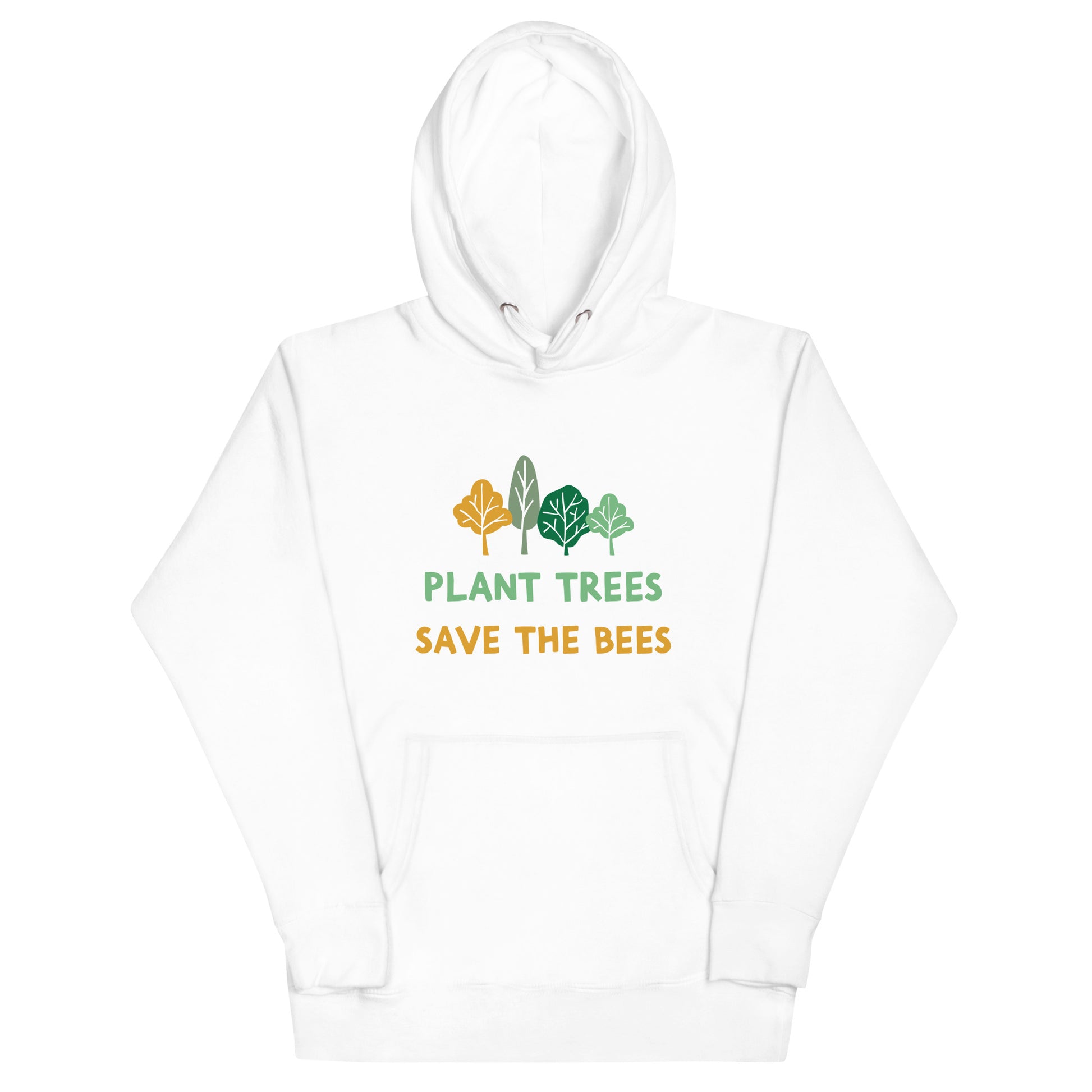 Plant Trees Save Bees Customizable Unisex Hoodie