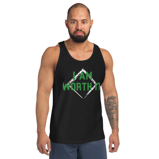 I Am Worth It | Mighty Affirmations | Unisex Tank Top | Mighty Expressions.
