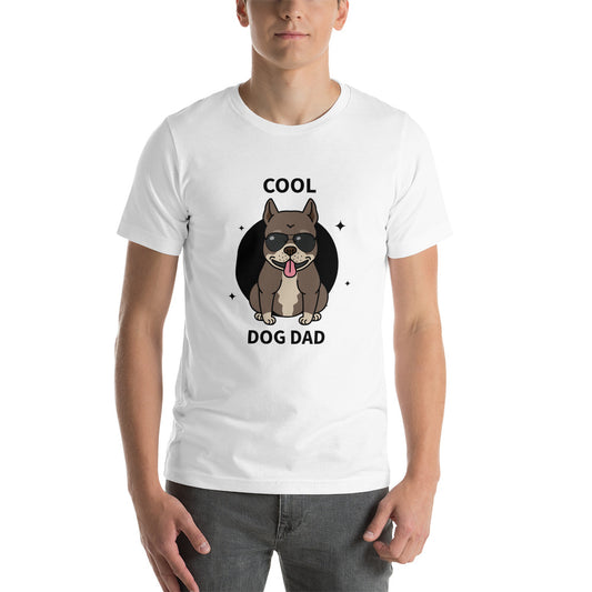 Cool Dog Dad Funny Graphic T-Shirt | Mighty Expressions